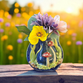 Mushroom Wall Vase