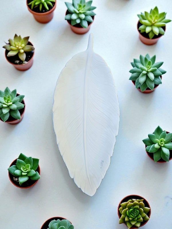 Feather Serving Plate