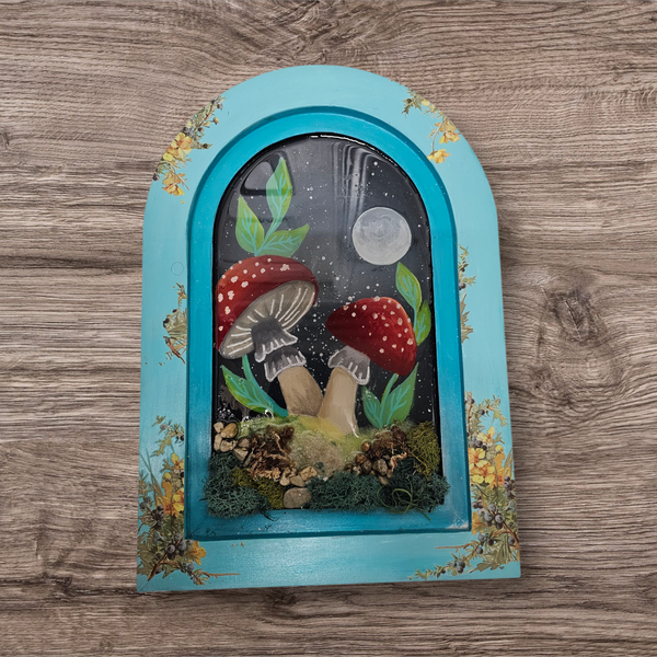Anchorage- Mushroom Gallery Window Painting and Resin Class August 16th from 11am to 2pm