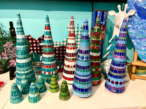 Mosaic Christmas Tree Class Anchorage- Saturday December 6th from 4pm to 8pm
