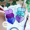 Anchorage- Beginners-Stained Glass Valentines Day Class- Saturday February 14th from 4pm to 8pm