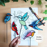 Stained Glass Plant and Garden Stakes Class- Make Two- Saturday January 3rd from 11am to 2pm