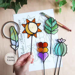 Stained Glass Plant and Garden Stakes Class- Make Two- Saturday January 3rd from 11am to 2pm