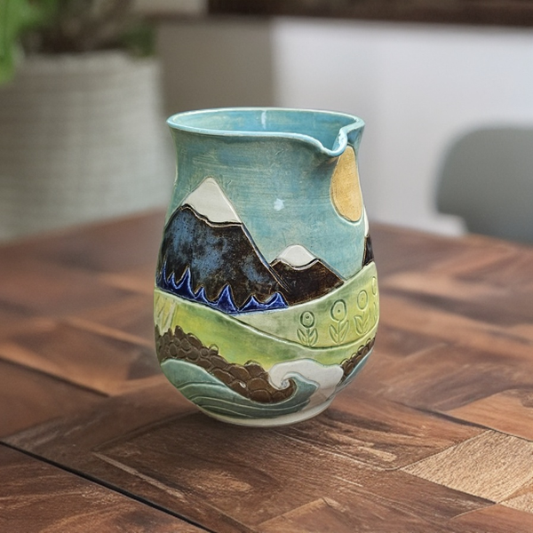 Mountains and Rivers Pitcher