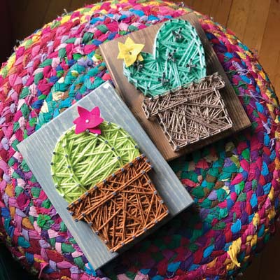 Cactus Mini String Art Kit