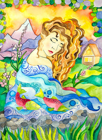 Watercolor Trio 11x14