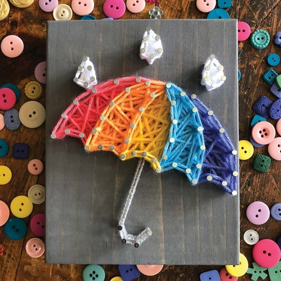 Umbrella Mini String Art Kit - DIY