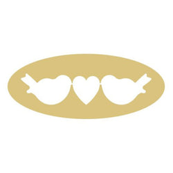 Love Birds 12 Inch Cut Out